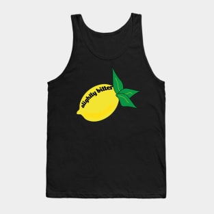 Slightly bitter sour lemon Tank Top